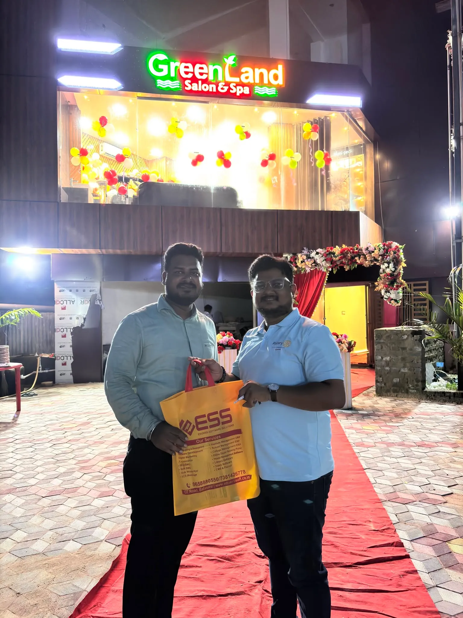 GreenLand Salon & Spa exterior in Balasore