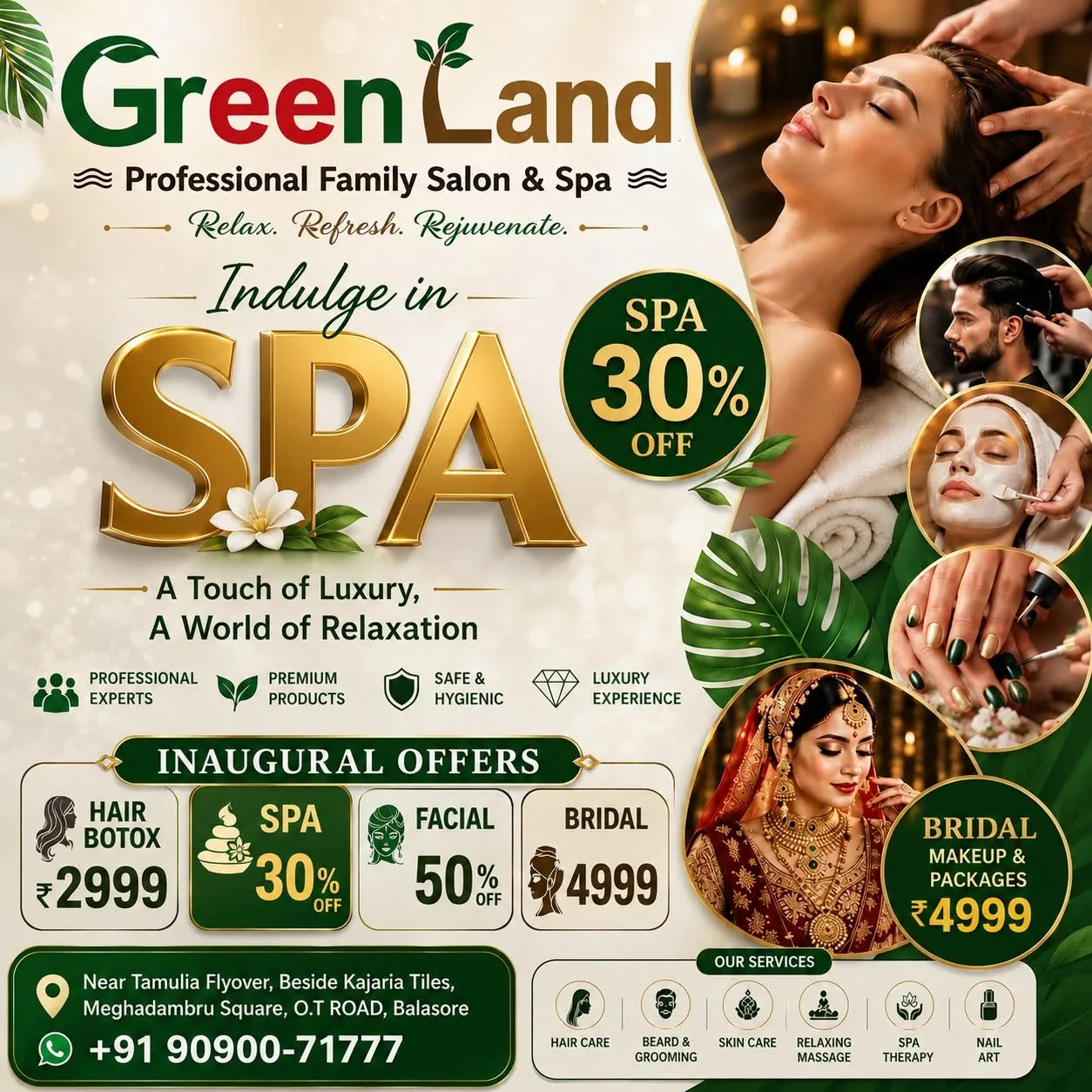 Balinese massage at GreenLand SPA